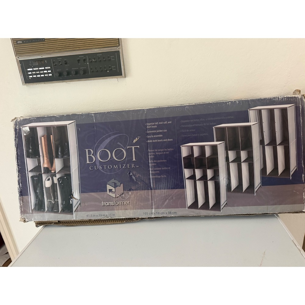 Transformer Boot Customizer Adjustable Shoe Rack Storage Organizer New